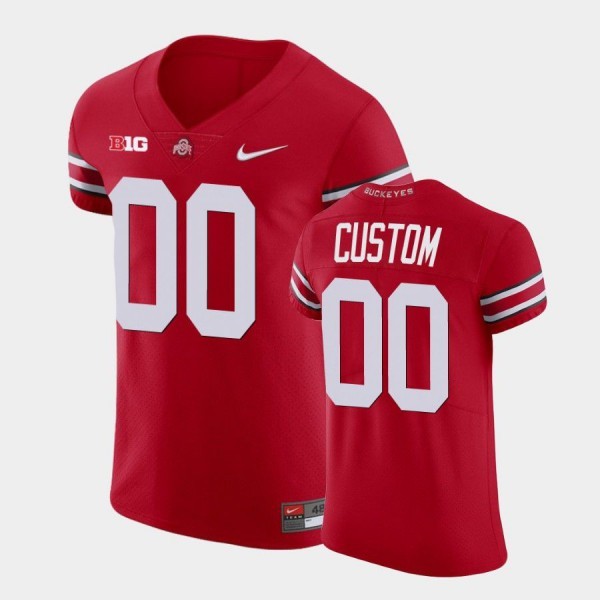 Ohio State Buckeyes #00 Limited Men Custom Jersey Red