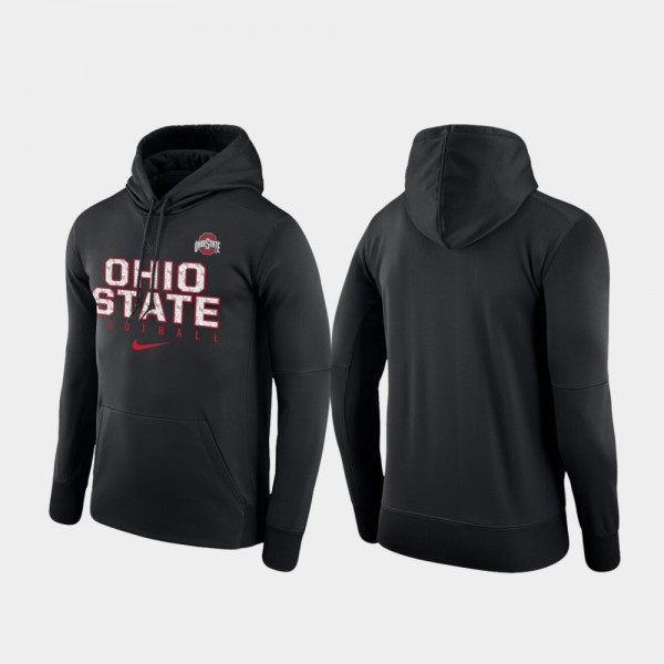 Ohio State Buckeyes Men's Performance Football Practice Hoodie - Black