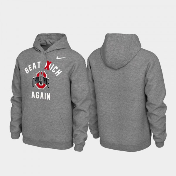 Ohio State Buckeyes Pullover Local Phrase Men's Hoodie - Heathered Gray